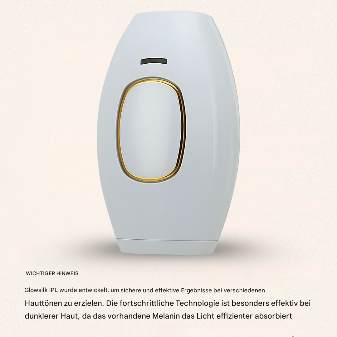 GlowSilk IPL-Haarentfernungshandgerät – Glatte Haut zu Hause