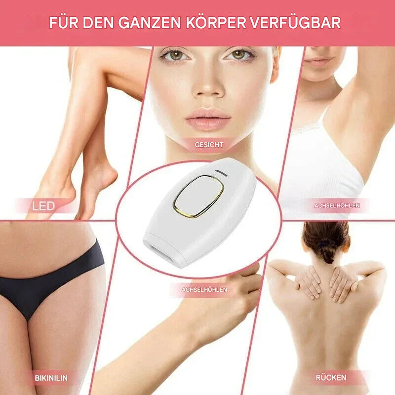 GlowSilk IPL-Haarentfernungshandgerät – Glatte Haut zu Hause