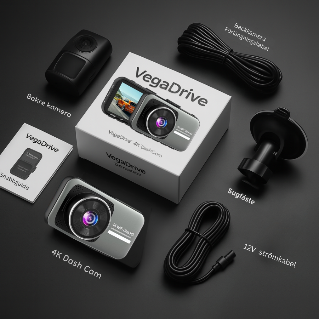 VegaDrive – 4K Full HD Smart Dashcam