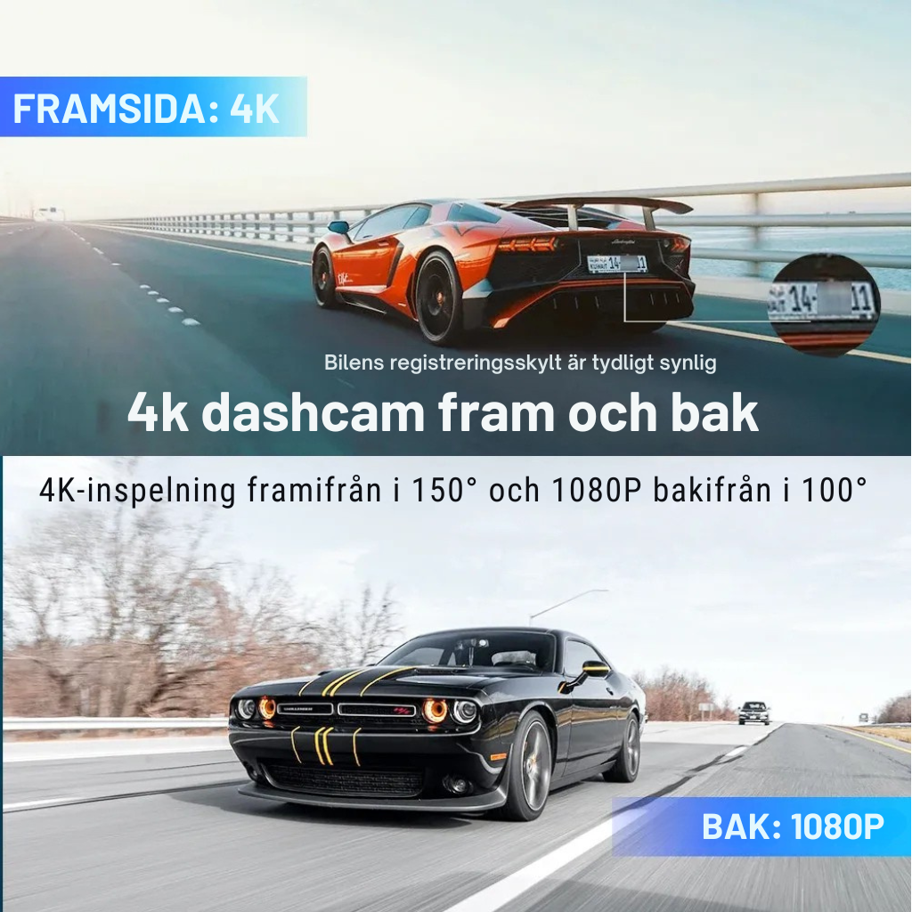 VegaDrive – 4K Full HD Smart Dashcam