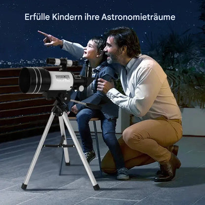 StellarView Pro – 150-fach HD Astronomisches Teleskop mit Stativ