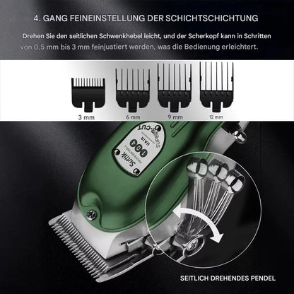 GroomTale Komplettes Hundepflege-Set – Wiederaufladbare Haarschneider, Scheren & Kämme