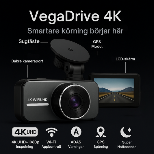 VegaDrive – 4K Full HD Smart Dashcam